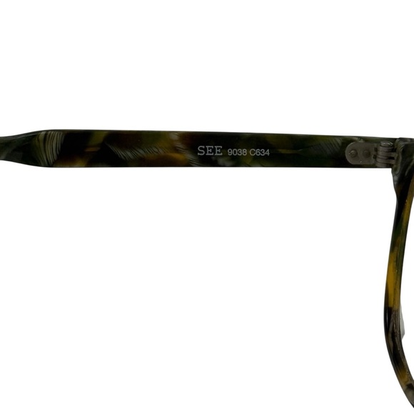 SEE eyewear Classic Tortoise Shell Glasses handmade in Holland 9038 C634 - Picture 5 of 6